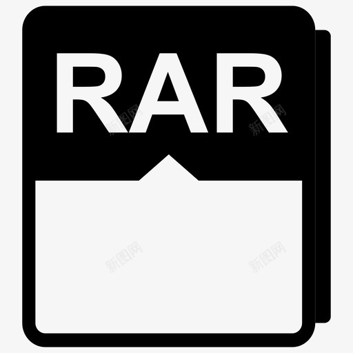 RAR格式svg_新图网 https://ixintu.com 格式 填充 线性 扁平 单色 简约 精美 圆润