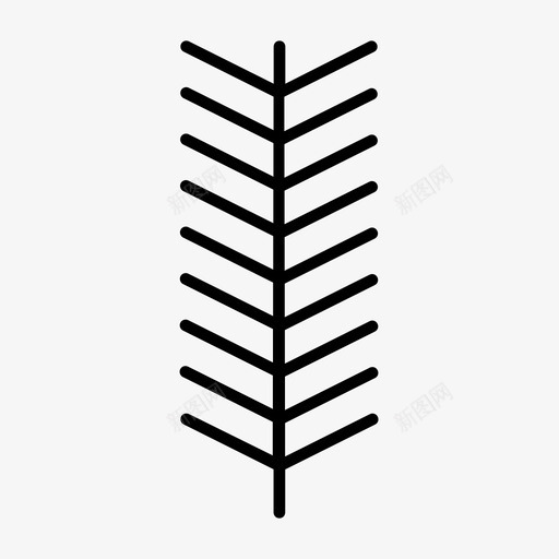 树枝树叶自然svg_新图网 https://ixintu.com 树枝 树叶 自然 枝桠 户外 度假