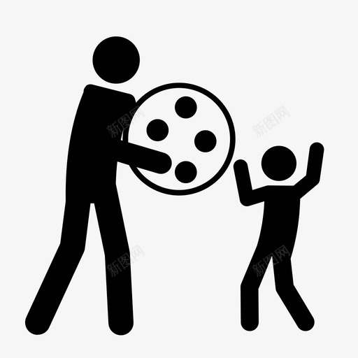 打球孩子家庭svg_新图网 https://ixintu.com 打球 孩子 家庭 幸福 父母