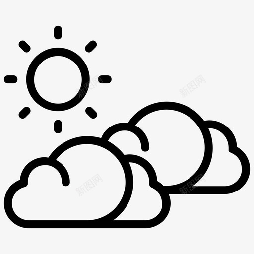 晴天云天夏天svg_新图网 https://ixintu.com 晴天 云天 夏天 天气