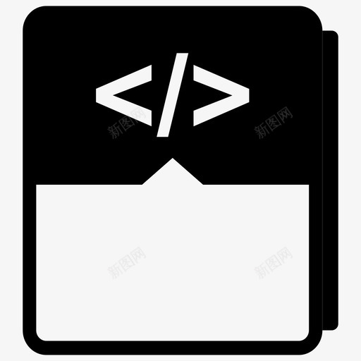 CODE格式svg_新图网 https://ixintu.com 格式 填充 线性 扁平 单色 简约 精美 圆润