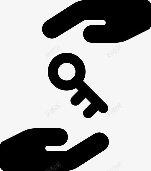钥匙通道把手svg_新图网 https://ixintu.com 钥匙 通道 把手 传球 保护 抓握
