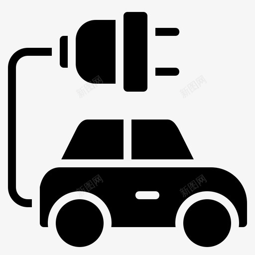 电动汽车环保汽车汽车svg_新图网 https://ixintu.com 电动汽车 汽车 环保 能源 符号