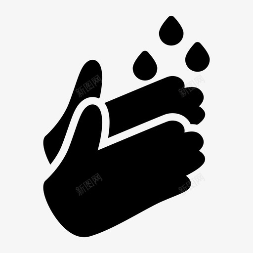 洗手细菌保健svg_新图网 https://ixintu.com 洗手 细菌 病毒 保健 微生物
