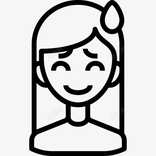 笑女孩女人svg_新图网 https://ixintu.com 女孩 女人 化身 情感