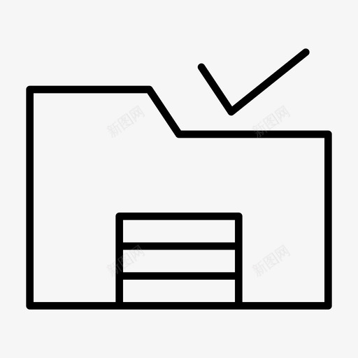 文件夹选择数据文档svg_新图网 https://ixintu.com 文件夹 选择 数据 文档 文件 信件 用户界面 样式 图标