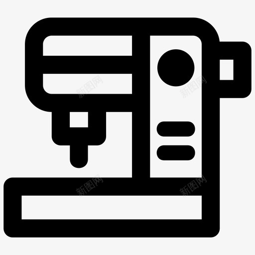 缝纫机布料裁缝svg_新图网 https://ixintu.com 缝纫机 布料 裁缝