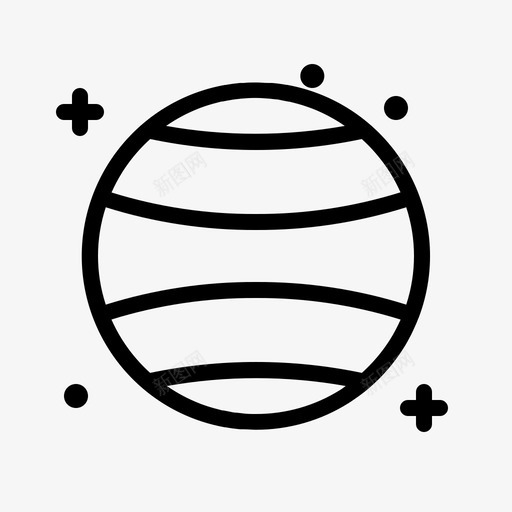 天王星天文学星系svg_新图网 https://ixintu.com 空间 天王星 天文学 星系 行星