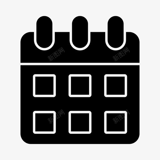 日程安排业务企业主svg_新图网 https://ixintu.com 日程安排 业务 企业主 财务 营销 资金