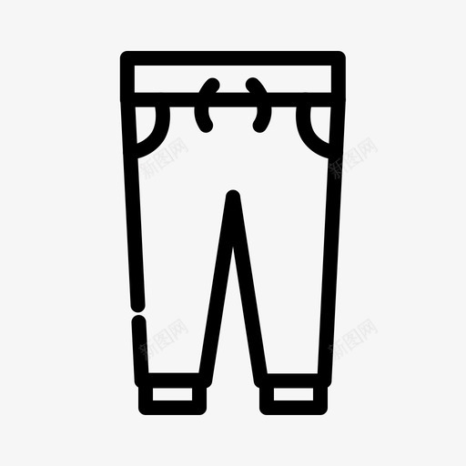运动裤健身跑步svg_新图网 https://ixintu.com 运动 健身 跑步 时尚 男士