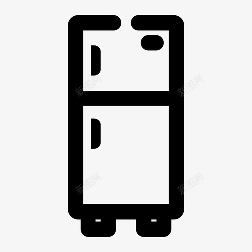 冰箱冷藏柜冷却器svg_新图网 https://ixintu.com 冰箱 冷藏柜 冷却器 冰柜 食品 系列 图标