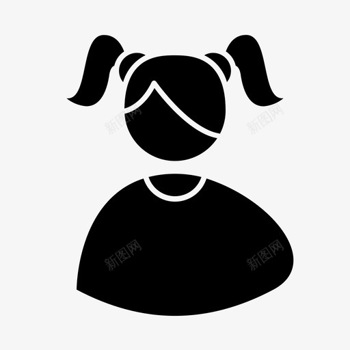 女孩孩子家庭svg_新图网 https://ixintu.com 孩子 家庭 女孩 幸福 父母