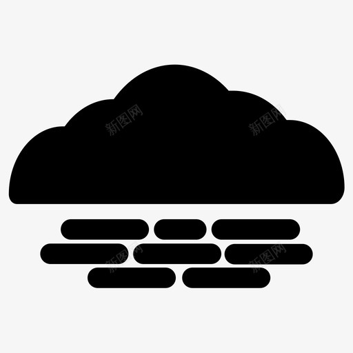 雾气候云svg_新图网 https://ixintu.com 雾气 气候 预报 天气