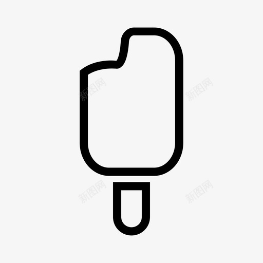 冰棒冰凉甜点svg_新图网 https://ixintu.com 冰激凌 冰棒 冰凉 甜点