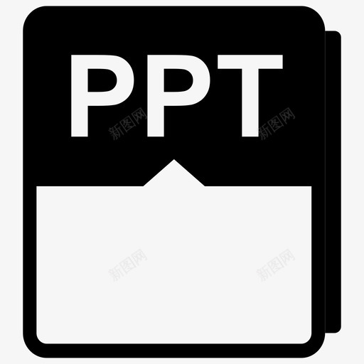 PPT格式svg_新图网 https://ixintu.com 格式 填充 线性 扁平 单色 简约 精美 圆润