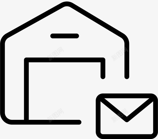 邮件信息邮寄svg_新图网 https://ixintu.com 仓库 邮件 信息 邮寄 储存 批发