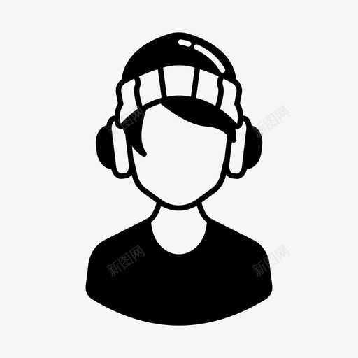 阿凡达男孩比尼耳机svg_新图网 https://ixintu.com 阿凡 男孩 比尼 耳机 男人 千禧 一代 一代人 人物 达雕文