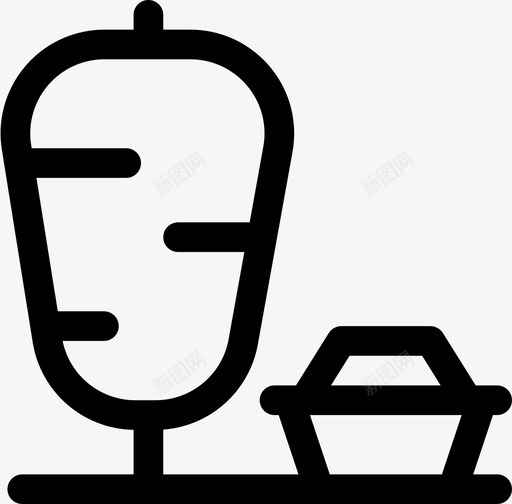 烤肉串美食东部svg_新图网 https://ixintu.com 烤肉 美食 东部 加热器 肉类 中部 美味