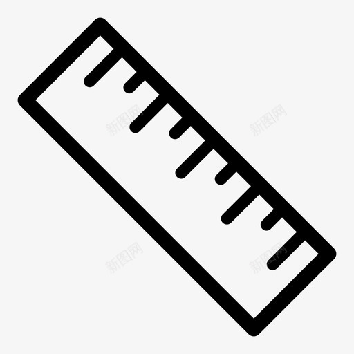 尺画文具svg_新图网 https://ixintu.com 文具 用品 尺画 教育 学校