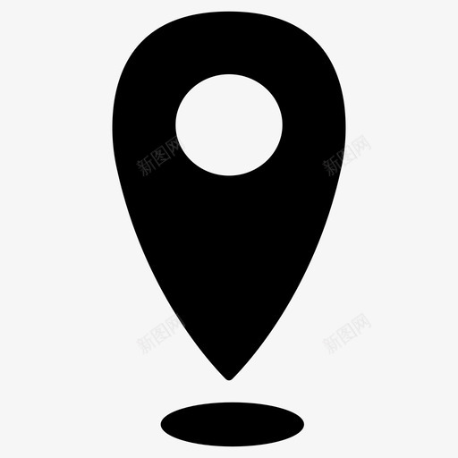 地图别针位置指针svg_新图网 https://ixintu.com 地图 别针 位置 指针