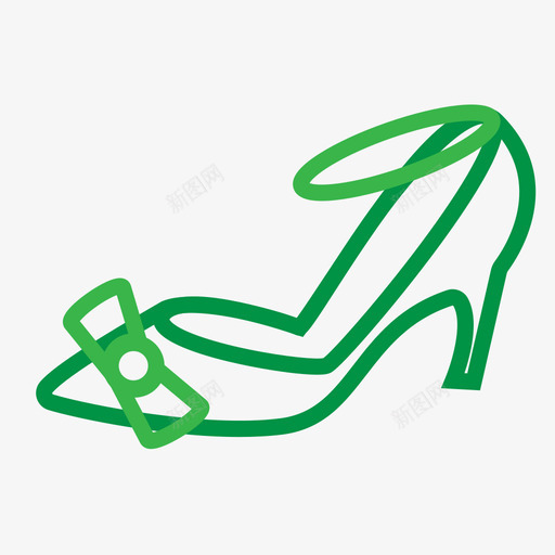 春季上新高跟鞋svg_新图网 https://ixintu.com 春季 新高 高跟鞋 线性