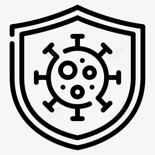 预防冠状病毒冠状病毒19svg_新图网 https://ixintu.com 病毒 冠状 预防 保护 屏蔽