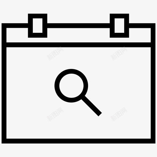日历搜索日期和时间日程安排svg_新图网 https://ixintu.com 日历 搜索 日期 时间 日程安排 计时器 计时 基本 细节