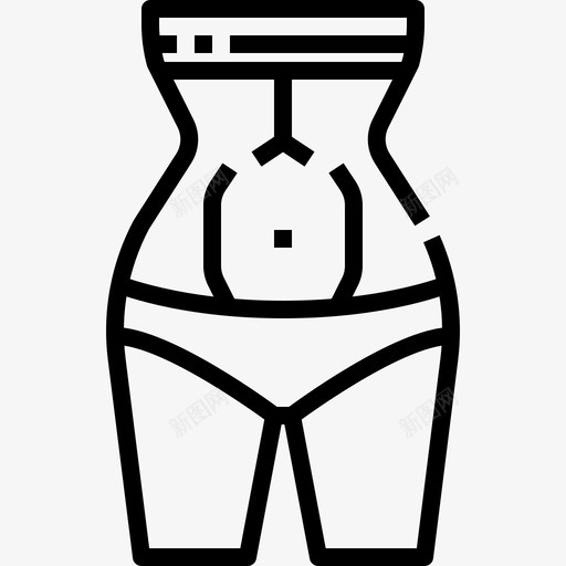 腰围苗条修身svg_新图网 https://ixintu.com 腰围 苗条 修身 减肥 健康 健身房