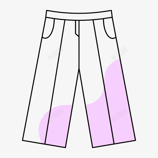 西装裤svg_新图网 https://ixintu.com 西装