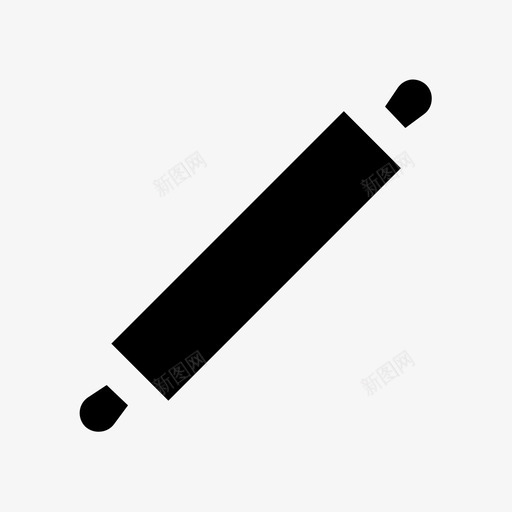 擀面杖烘焙厨房svg_新图网 https://ixintu.com 擀面杖 烘焙 厨房 滚筒 厨房用具