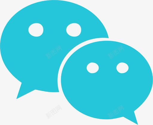 3微信svg_新图网 https://ixintu.com 微信