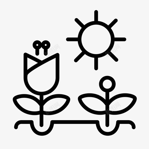 园艺花卉自然svg_新图网 https://ixintu.com 园艺 花卉 自然 春天 农业