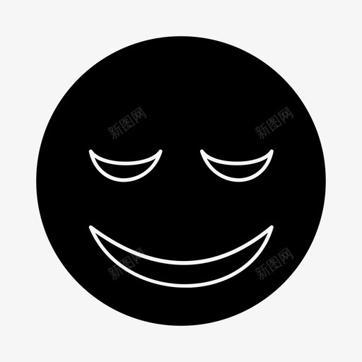 悲伤化身表情脸svg_新图网 https://ixintu.com 表情 笑脸 悲伤 化身 微笑