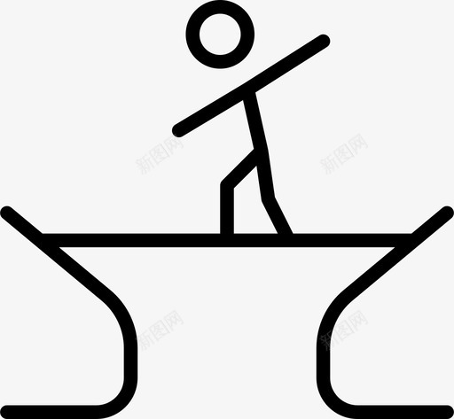 走钢丝平衡马戏团svg_新图网 https://ixintu.com 走钢丝 平衡 马戏团 幽默 人行 行走 社会