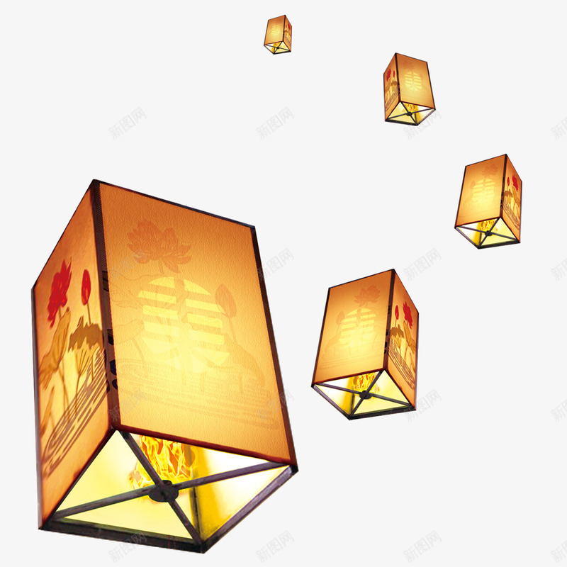 灯笼5png免抠素材_新图网 https://ixintu.com 灯笼