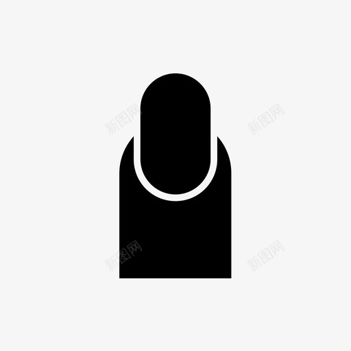 指甲手美容刷子svg_新图网 https://ixintu.com 指甲 手指 美容 刷子 子设备 时尚 人类