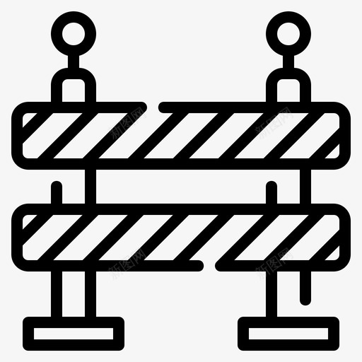 障碍物街区建筑svg_新图网 https://ixintu.com 障碍物 建筑 街区 道路 交通 轮廓