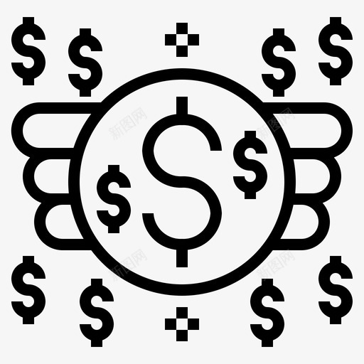 独立财政自由svg_新图网 https://ixintu.com 自由 财政 独立 金钱