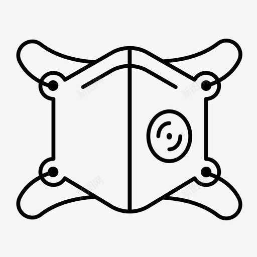 口罩冠状病毒保健svg_新图网 https://ixintu.com 口罩 冠状 病毒 保健 防护 安全