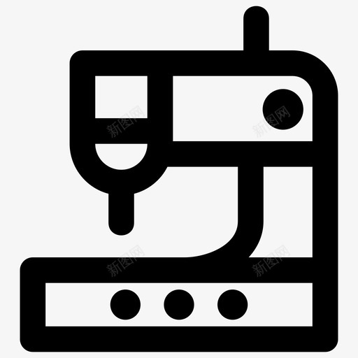 缝纫机布料裁缝svg_新图网 https://ixintu.com 缝纫机 布料 裁缝