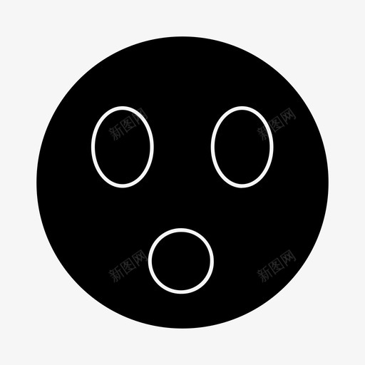 惊奇化身表情脸svg_新图网 https://ixintu.com 表情 笑脸 惊奇 化身 微笑