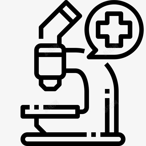 显微镜医学观察svg_新图网 https://ixintu.com 科学 显微镜 医学 观察 医院 元素