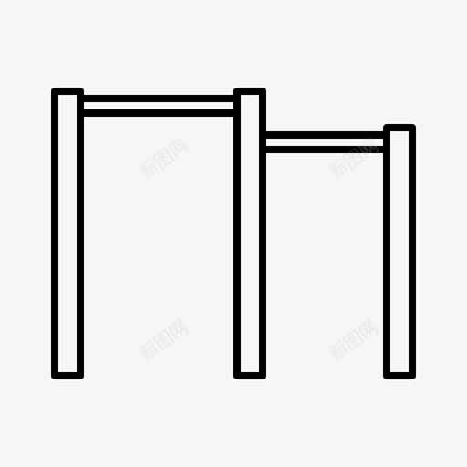 拉起杆田径健身房svg_新图网 https://ixintu.com 拉起 田径 健身房 运动 锻炼