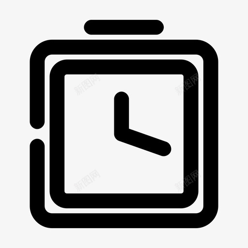 闹钟时间随机间隔粗体svg_新图网 https://ixintu.com 闹钟 时间 随机 间隔 粗体