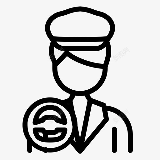 司机公共汽车司机出租车司机svg_新图网 https://ixintu.com 司机 出租车 公共汽车 管家