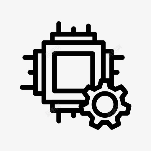 嵌入式系统编码设备svg_新图网 https://ixintu.com 嵌入式 系统 编码 设备 编程 工业