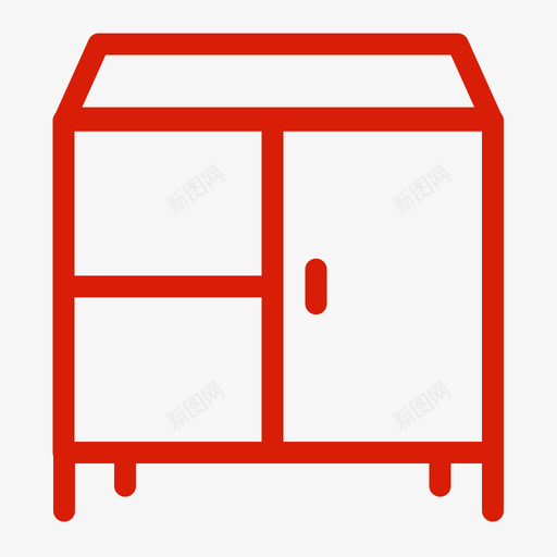 柜子床头柜svg_新图网 https://ixintu.com 柜子 床头柜