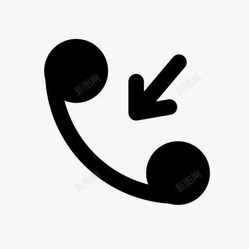 来电电话通信和消息应用程序图示符svg_新图网 https://ixintu.com 来电 电话 通信 信和 消息 应用程序 图示