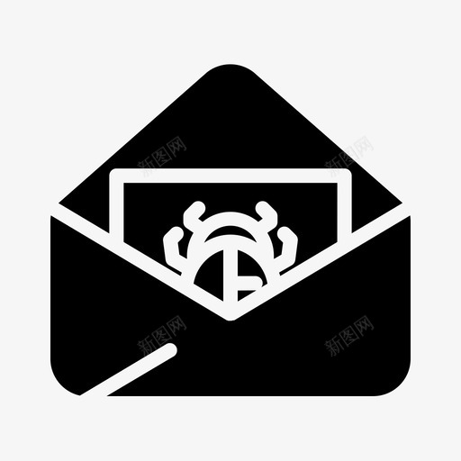垃圾邮件电子邮件安全svg_新图网 https://ixintu.com 垃圾 邮件 电子邮件 安全 病毒 黑客 攻击