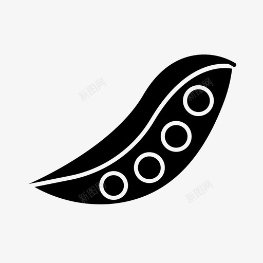 豌豆鹰嘴豆青豆svg_新图网 https://ixintu.com 蔬菜 豌豆 鹰嘴 青豆 植物